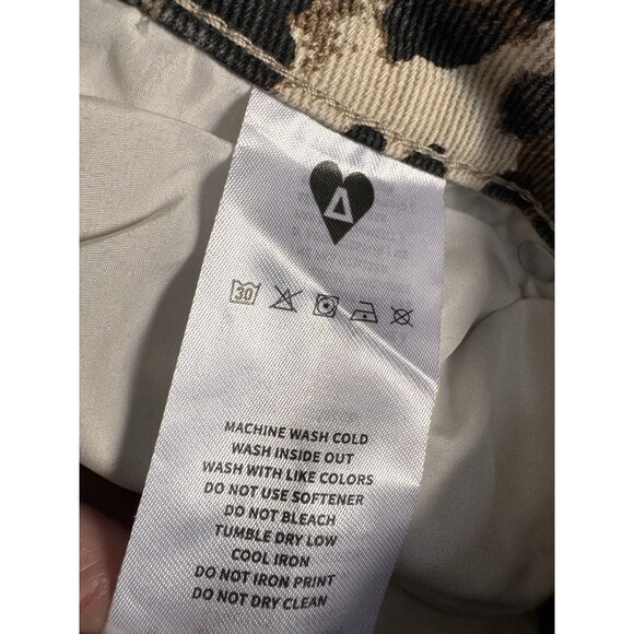 Aelfric Eden Leopard Jeans Size 34 Unisex Sizing Wide Leg - Picture 7 of 16